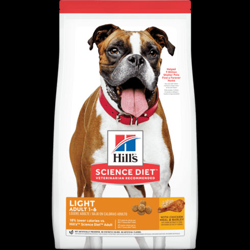 Science Diet Adult Light Dry Dog Food 15lb - Poudre Pet and Feed Supply